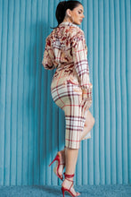 Load image into Gallery viewer, Satin Blouse With Skirt Set