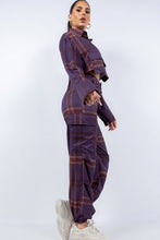 Load image into Gallery viewer, Cropped Shirt & Cargo Pants Set