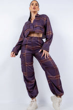 Load image into Gallery viewer, Cropped Shirt & Cargo Pants Set