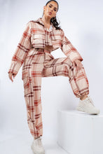 Load image into Gallery viewer, Cropped Shirt & Cargo Pants Set