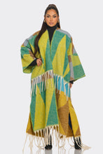 Load image into Gallery viewer, Sakari Printed Maxi Cardigan Tassel