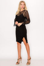 Load image into Gallery viewer, Lace Trim Shadow Stripe Bodysuit