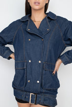 Load image into Gallery viewer, Long Denim Jacket