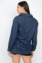 Load image into Gallery viewer, Long Denim Jacket
