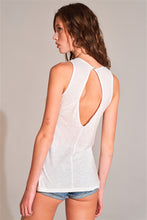 Load image into Gallery viewer, Sleeveless Crew Neck Cut-out Back Detail Longline Top