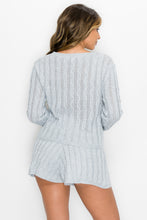 Load image into Gallery viewer, Sweater Long Sleeves & Short Set