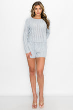 Load image into Gallery viewer, Sweater Long Sleeves & Short Set