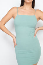 Load image into Gallery viewer, Ribbed Sleeveless Mini Dress