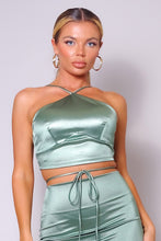 Load image into Gallery viewer, Sexy Halter Front Crop Top