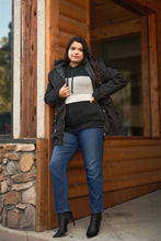 Load image into Gallery viewer, Plus Size Vegan Fur Double-sided Cotton Twill Parka & Puffer Jacket