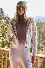 Load image into Gallery viewer, Long Sleeve Fuzzy Faux Fur Hood Padded Jacket