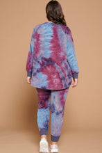 Load image into Gallery viewer, Tie-dye Printed French Terry Knit Loungewear Sets