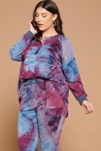 Load image into Gallery viewer, Tie-dye Printed French Terry Knit Loungewear Sets