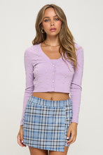 Load image into Gallery viewer, Faux Pearl Crop Top And Cardigan Set