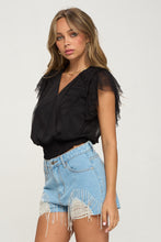 Load image into Gallery viewer, Surplice Smocking Waist Blouse