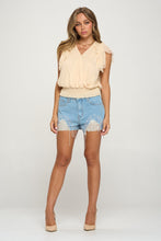 Load image into Gallery viewer, Surplice Smocking Waist Blouse