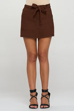 Load image into Gallery viewer, Zip-up Plaid Pocketed Skort
