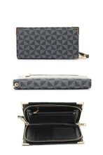 Load image into Gallery viewer, Stylish Triangle Monogram Design Zipper Hand Wallet