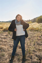 Load image into Gallery viewer, Plus Faux Fur Harness Buckle Belt Detail Long Fitted Puffer Jacket
