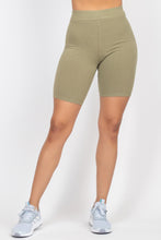 Load image into Gallery viewer, Buttons Scoop Neck Crop Top & Biker Shorts Set