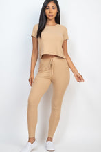 Load image into Gallery viewer, Short Sleeve Top & Leggings Set