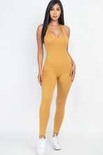 Load image into Gallery viewer, Racer Back Bodycon Jumpsuit