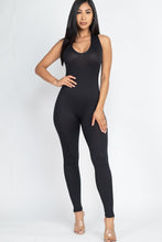 Load image into Gallery viewer, Racer Back Bodycon Jumpsuit