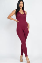 Load image into Gallery viewer, Racer Back Bodycon Jumpsuit