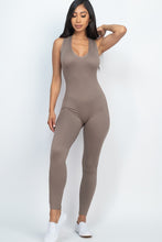 Load image into Gallery viewer, Racer Back Bodycon Jumpsuit