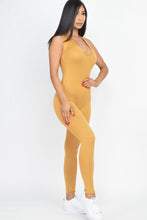 Load image into Gallery viewer, Racer Back Bodycon Jumpsuit