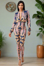Load image into Gallery viewer, Zip-up Style Jacket With Leggings Set
