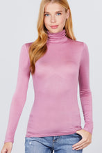 Load image into Gallery viewer, Turtle Neck Rayon Jersey Top

