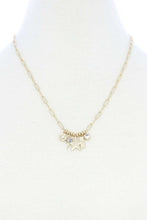 Load image into Gallery viewer, Dainty Star Lighting Bolt Charm Metal Necklace
