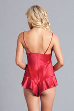 Load image into Gallery viewer, Satin Romper. Slim Fit, Silky Soft, Adjustable Straps
