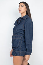 Load image into Gallery viewer, Long Denim Jacket
