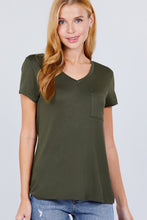 Load image into Gallery viewer, V-neck Rayon Jersey Top
