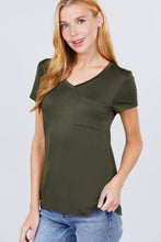 Load image into Gallery viewer, V-neck Rayon Jersey Top
