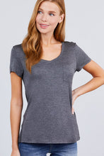 Load image into Gallery viewer, V-neck Rayon Jersey Top
