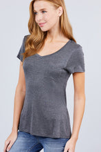 Load image into Gallery viewer, V-neck Rayon Jersey Top
