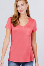 Load image into Gallery viewer, V-neck Rayon Jersey Top
