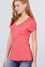 Load image into Gallery viewer, V-neck Rayon Jersey Top
