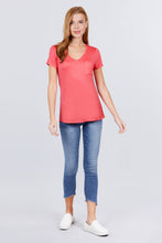 Load image into Gallery viewer, V-neck Rayon Jersey Top
