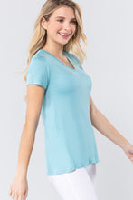 Load image into Gallery viewer, V-neck Rayon Jersey Top
