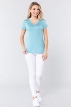 Load image into Gallery viewer, V-neck Rayon Jersey Top
