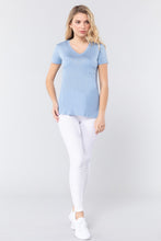 Load image into Gallery viewer, V-neck Rayon Jersey Top
