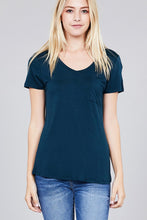 Load image into Gallery viewer, V-neck Rayon Jersey Top
