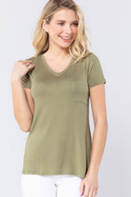 Load image into Gallery viewer, V-neck Rayon Jersey Top
