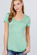 Load image into Gallery viewer, V-neck Rayon Jersey Top
