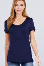 Load image into Gallery viewer, V-neck Rayon Jersey Top
