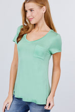 Load image into Gallery viewer, V-neck Rayon Jersey Top
